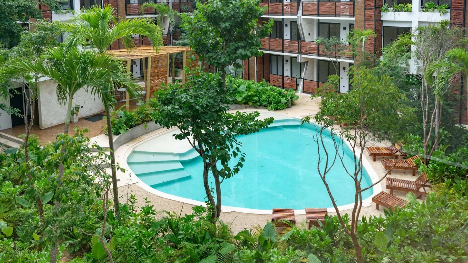 Pool & Rooftop In Tulum 2 Bedrooms Apartment 0*,  Mexiko
