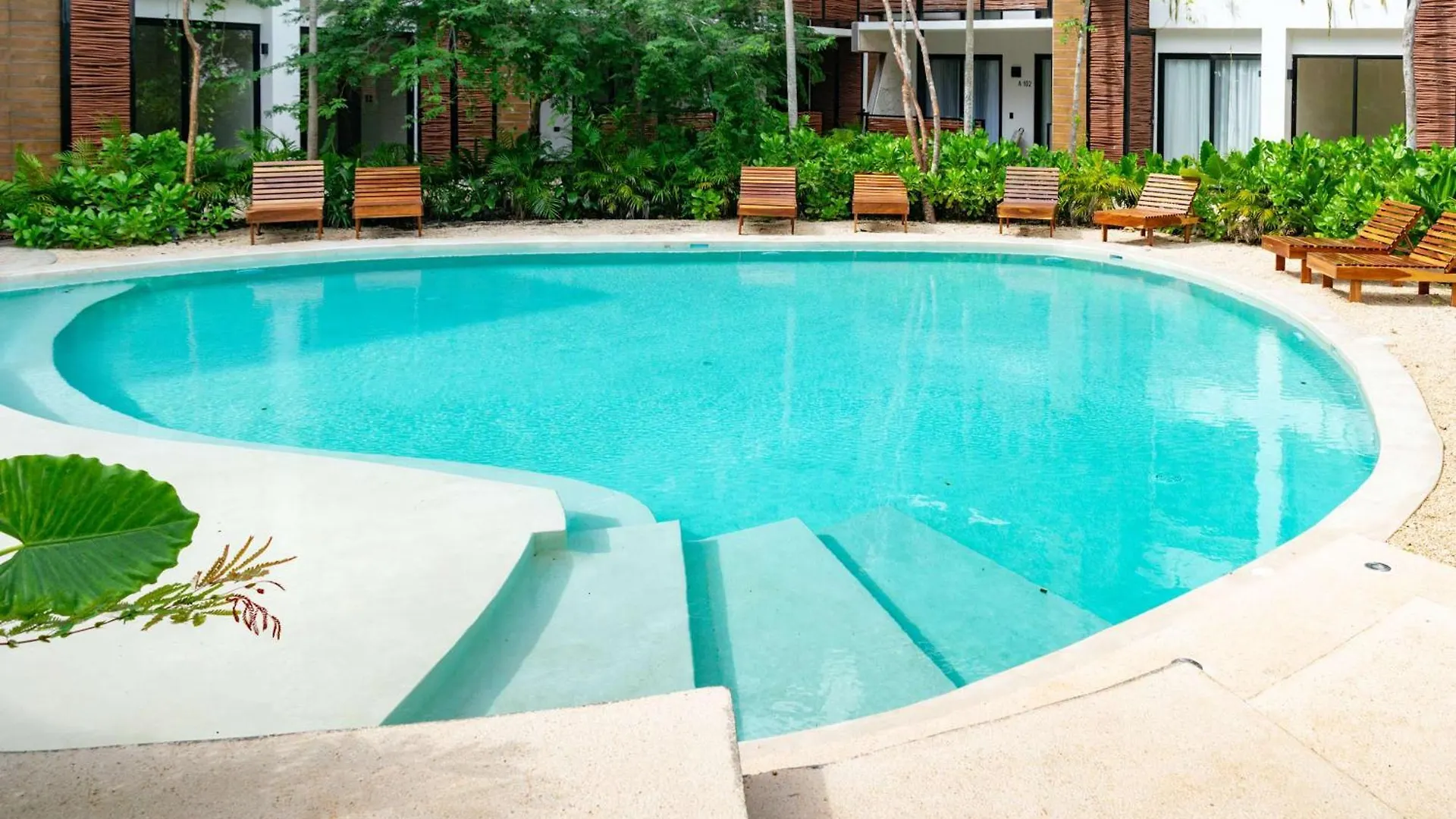Pool & Rooftop In Tulum 2 Bedrooms Apartment Messico