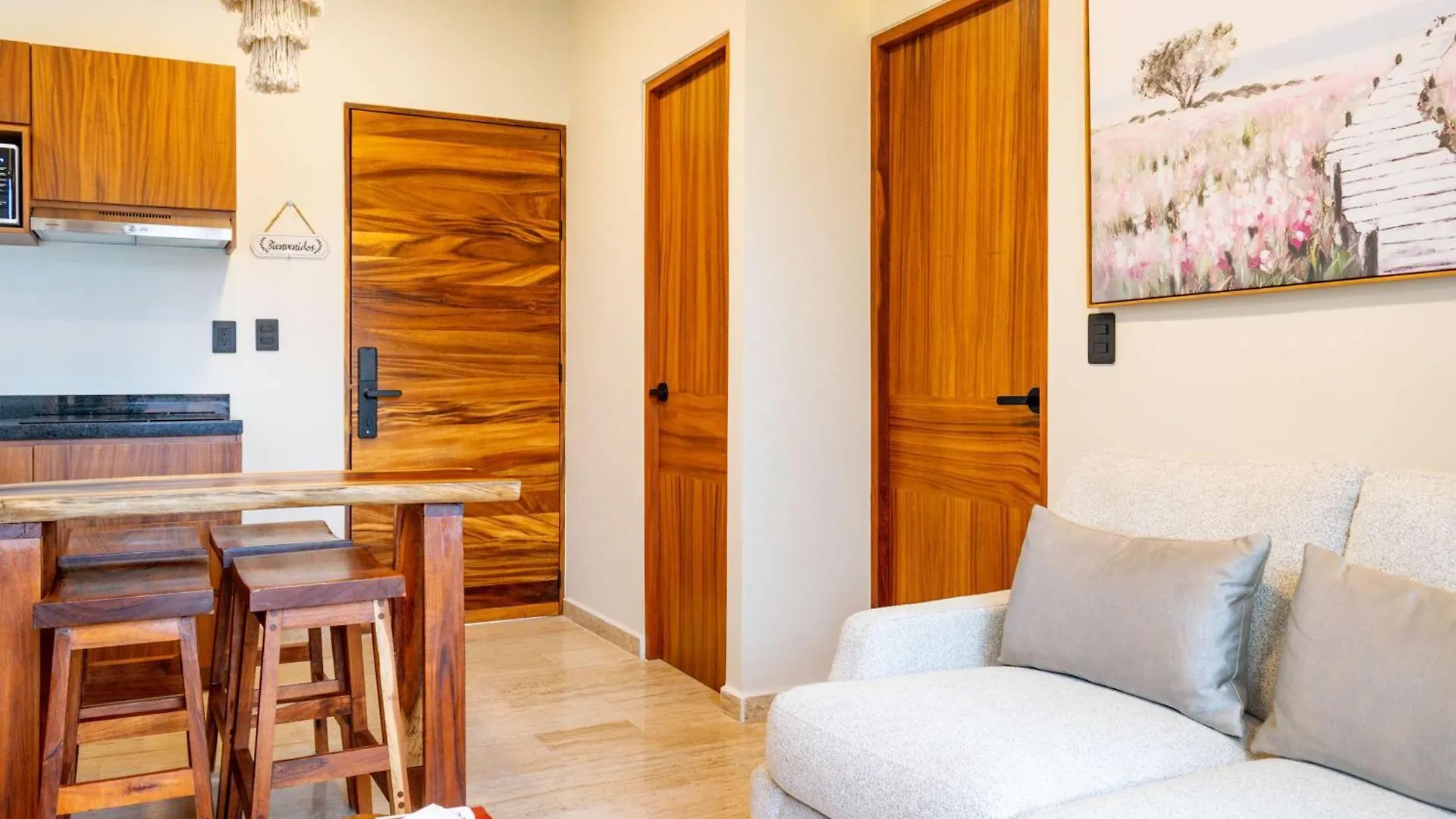 Pool & Rooftop In Tulum 2 Bedrooms Apartment Messico